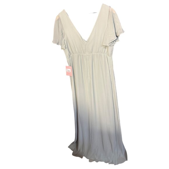 Hannah Empire Maxi Dress Sage By Birdy Grey L NWT - Picture 3 of 6